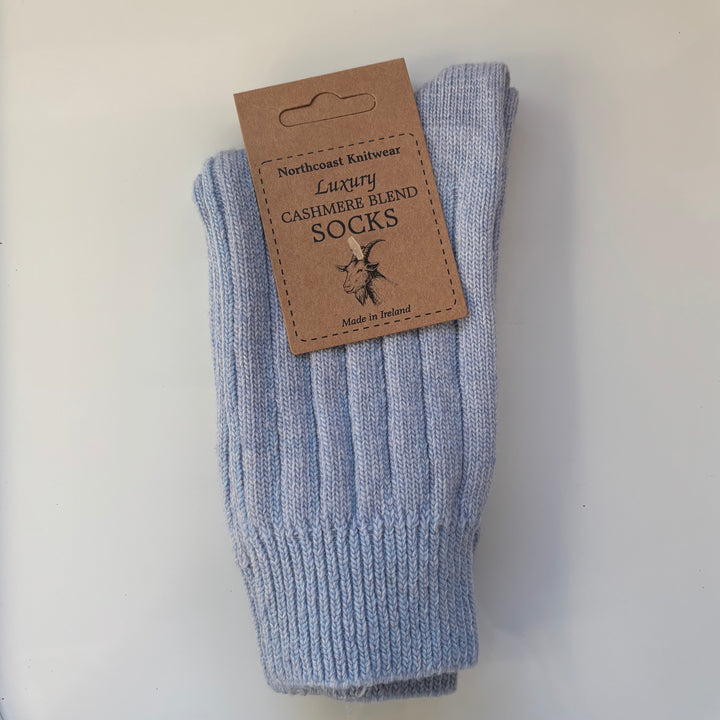 Cashmere Blend Socks - Cream